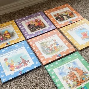 Disney’s “My Very First Winnie the Pooh” 7 Hardcover Book Bundle 1998-2000 VTG